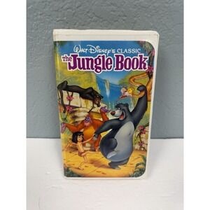 The Jungle Book VHS Disney Video Tape Black Diamond Classic Clamshell